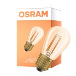 Osram Vintage 1906 LED E27 Edison Filamento Oro 4.8W 360lm - 822 Bianco Molto Caldo | Dimmerabile - Sostitutiva 40W