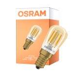 Osram Vintage 1906 LED Special Shapes E14 Tubular Ambra 2.8W 250lm - 822 Bianco Molto Caldo | Dimmerabile - Sostitutiva 25W