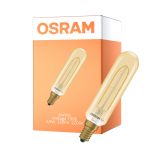 Osram Vintage 1906 LED Special Shapes E14 Tubular Ambra 2.8W 250lm - 822 Bianco Molto Caldo | Dimmerabile - Sostitutiva 25W