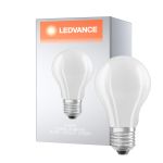 Ledvance Classic Superior LED E27 Pera Filamento Ghiaccio 9.5W 1055lm - 927 Bianco Molto Caldo | Miglior resa cromatica - Dimmerabile - Sostitutiva 75W