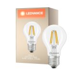 Ledvance Classic LED E27 Pera Filamento Chiara 3.4W 470lm - 827 Bianco Molto Caldo | Sostitutiva 40W