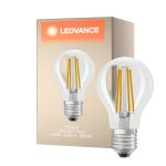 Ledvance Classic LED E27 Pera Filamento Chiara 5.9W 806lm - 840 Bianco Freddo| Sostitutiva 60W