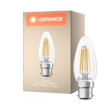 Ledvance Classic LED B22 Candela Filamento Chiara 3.4W 470lm - 827 Bianco Molto Caldo | Sostitutiva 40W