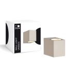 D'Lite Luce Da Parete Vrebos Metallo Beige | Adatto per 1x GU10 