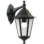 Nordlux Cardiff Down Luce Da Parete Aluminium Nero | Adatto per 1x E27