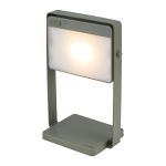 Nordlux Lampada Da Tavolo Saulio Aluminium Verde 3.5W 200lm - 830 Luce Calda -  | IP44 - A 3 Livelli Dimmerabile - Solar