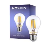 Noxion Lucent LED E27 Pera Filamento Chiara 8.5W 1055lm - 827 Bianco Molto Caldo - Sostitutiva 75W