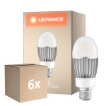 Confezione Multipack 6x Ledvance LED Bulbo HQL LED P E40 41W 6000lm - 840 Bianco Freddo | Sostitutiva 125W