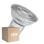 Confezione Multipack 10x Ledvance LED PAR16 GU10 Riflettore 7W 575lm 60D - 940 Bianco Freddo | Miglior Resa Cromatica - Dimmerabile - Sostitutiva 80W