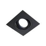 Noxion Incasso Spot Boxi MR16 Inclinabile Nero | Ritaglio 80mm - GU10 Attacco