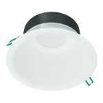 Philips Downlight LED Coreline DN142B Aluminium Bianca 19.2W 2350lm 60D - 830 Luce Calda -  | Ritaglio 200mm - IP54 - Dimmerabile - Bianca Riflettore