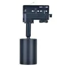 Noxion Luce A Binario 3 Fasi Aluminium Nero | Adatto per 1x GU10