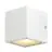 SLV Sitra Cube Luce Da Parete Aluminium Bianca | Esterni - IP44 - Adatto per 2x GX53 
