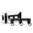 D'Lite Soffitto Faretti Clio Aluminium Nero Inclinabile| Adatto per 3x GU10