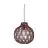 Good&Mojo Luce Pendente Mendoza Bambù Burgundy S | Adatto per 1x E27 