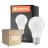 Confezione Multipack 10x Ledvance Classic LED E27 Pera Ghiaccio 4.9W 470lm - 827 Bianco Molto Caldo | Sostitutiva 40W