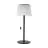 Eglo Lampada Da Tavolo Scordiano Acciaio Nero 2W 220lm - 830-840-865 CCT | IP44 - USB-C