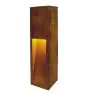 SLV Slot 50 Lampada da terra Acciaio Arrugginito 9W 30lm - 830 Luce Calda -  | Esterni - IP55