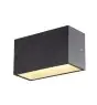 SLV Sitra M Up/Down Luce Da Parete Aluminium Grigio 14W 1880lm - 830-840 CCT | Esterni - IP65