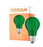Osram LED Star Classic Decor E27 Pera Filamento Ghiaccio 2.5W 45lm - Green |Sostitutiva 7W