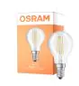 Osram Parathom Classic LED E14 Sferica Filamento Chiara 4W 470lm - 827 Bianco Molto Caldo | Relax and Active - Sostitutiva 40W