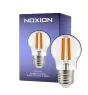 Noxion Lucent Lustre LED E27 Sferica Filamento Chiara 4.5W 470lm - 827 Bianco Molto Caldo | Dimmerabile - Sostitutiva 40W