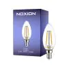 Noxion Lucent LED E14 Candela Filamento Chiara 2.5W 250lm - 827 Bianco Molto Caldo | Sostitutiva 25W