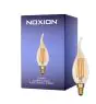 Noxion Lucent LED E14 Candela Filamento Ambra BA35 4.5W 400lm - 822 Bianco Molto Caldo | Dimmerabile - Sostitutiva 35W