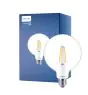 Philips MASTER Value LED Globe E27 120mm Filamento Chiara 5.9W 806lm - 927 Bianco Molto Caldo | Miglior resa cromatica - Sostitutiva 60W
