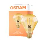 Osram Vintage 1906 LED E27 Pera Filamento Oro 4.5W 420lm - 825 Bianco Molto Caldo | Sostitutiva 40W