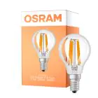 Osram LED Classic LED E14 Pera Filamento Chiara 1.2W 255lm - 840 Bianco Freddo | Sostitutiva 25W
