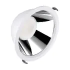 Ledvance Downlight LED Comfort Aluminium Bianca 42W 5000lm 55D - 930-940 CCT | 265mm - Ritaglio 250mm - IP44 - Miglior Resa Cromatica - UGR