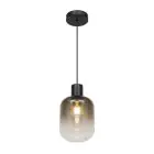 D'Lite Luce Pendente Leffinge Smokey Vetro | Adatto Per 1x E27