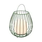 Nordlux Lampada Da Tavolo Jim To-Go Portable Batteria Metallo Verde 3W 300lm - 827 Bianco Molto Caldo | A 3 Livelli Dimmerabile 