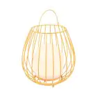 Nordlux Lampada Da Tavolo Jim To-Go Portable Batteria Metallo Arancione 3W 300lm - 827 Bianco Molto Caldo | A 3 Livelli Dimmerabile 