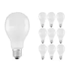 Confezione Multipack 10x Osram CLASSIC LED E27 Pera Ghiaccio 19W 2452lm - 827 Bianco Molto Caldo | Sostitutiva 150W