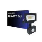 Noxion Proiettore LED Beamy G3 10W 1100lm 100D - 840 Bianco Freddo | IP44 - Sensore di Movimento e Luce - Simmetrico