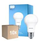 Confezione Multipack 10x Philips Corepro LED Bulbo E27 Pera Ghiaccio 10.5W 1055lm - 930 Luce Calda -  | Miglior Resa Cromatica - Sostitutiva 75W