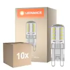 Confezione Multipack 10x Ledvance Performance LED Capsula Chiara G9 2.6W 320lm - 840 Bianco Freddo | Sostitutiva 30W