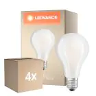 Confezione Multipack 4x Ledvance  Classic LED E27 Pera Filamento Ghiaccio 24W 3452lm - 840 Bianco Freddo | Sostitutiva 200W