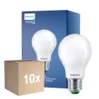 Confezione Multipack 10x Philips MASTER LED Bulbo Ultra Efficient E27 Pera Ghiaccio 4W 840lm - 830 Luce Calda -  | Sostitutiva 60W