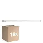 Confezione Multipack 10x Sylvania ToLEDo Superia T8 Tubo LED T8 (EM/Mains) Ultra Efficiency 16.8W 3100lm - 840 Bianco Freddo | 120cm - Sostitutiva 36W