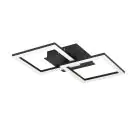 Eglo Luce da soffitto RGBic Acciaio Nero 19.6W 2100lm - 830 Luce Calda -  + RGB | Dimmerabile