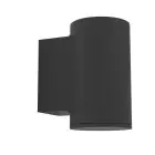 Eglo Luce Da Parete Izzalini Esterni Acciaio Nero 2.8W 250lm - 830 Luce Calda -  | Adatto per GU10